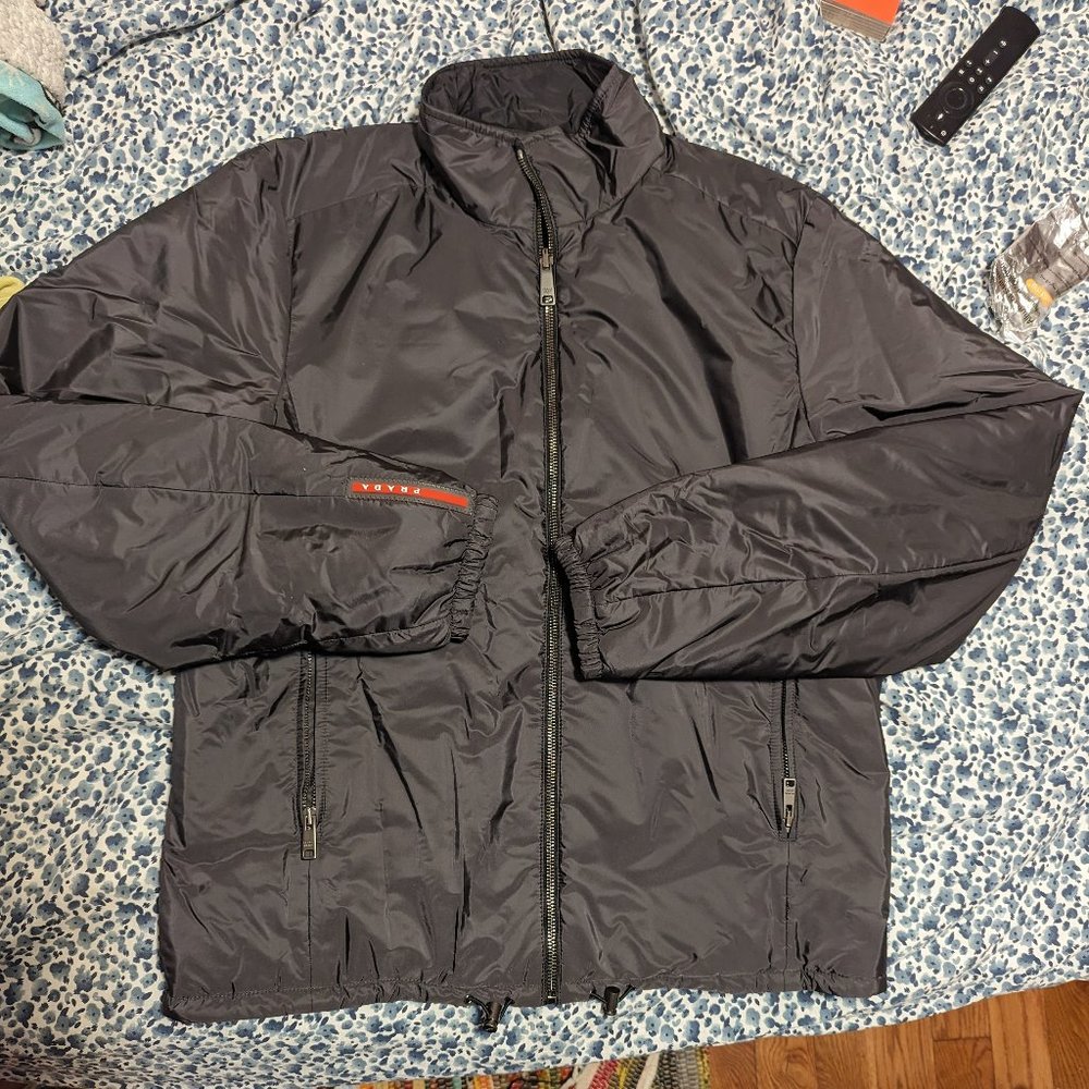 Prada Men's Reversible Padded Nylon Jacket